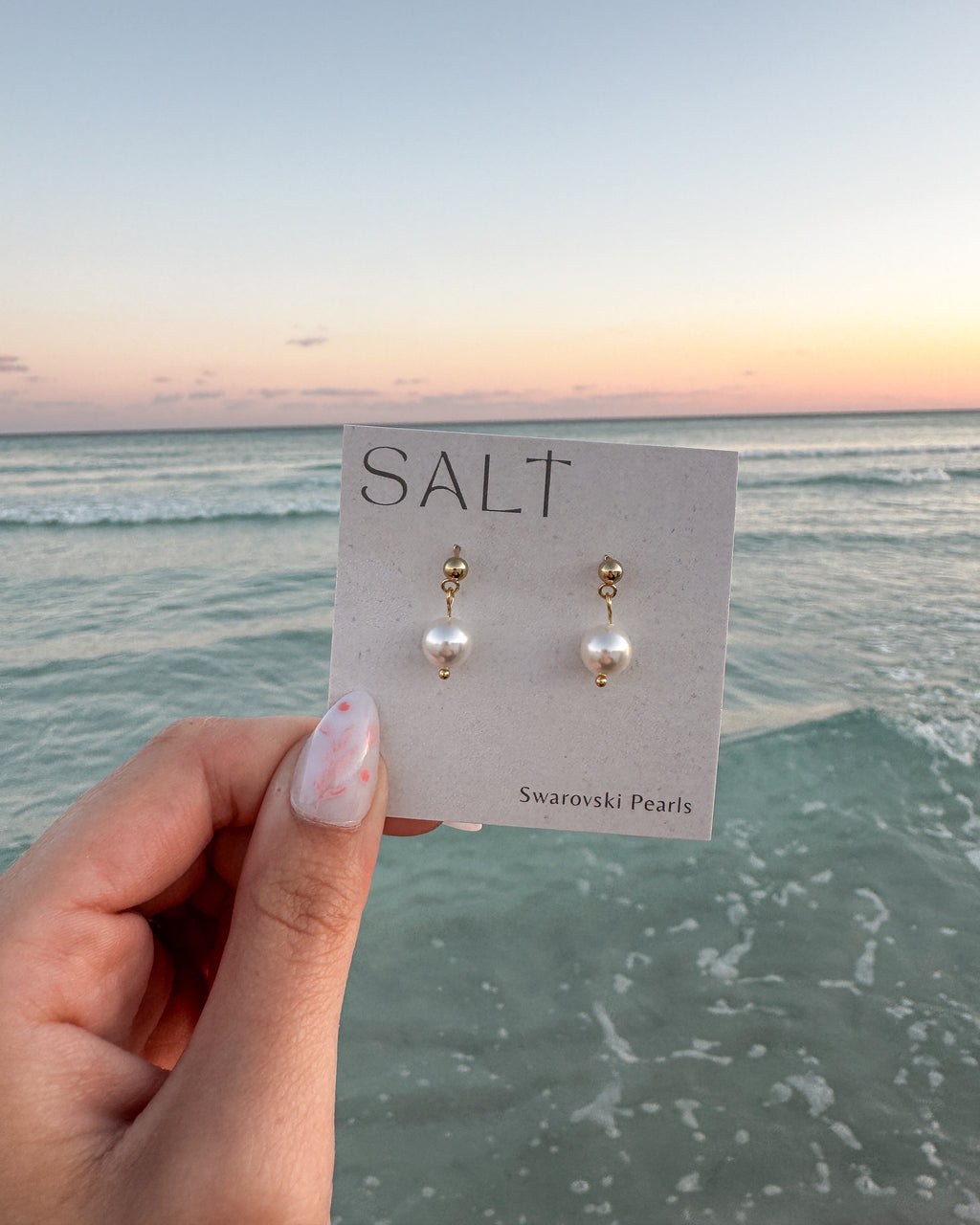 PEARL DROP EARRINGS | Swarovski Pearls
