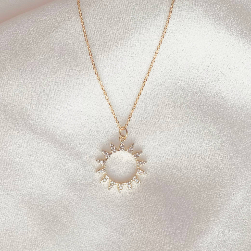 SUNBURST NECKLACE | Gold