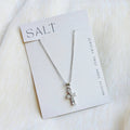 CRYSTAL CROSS NECKLACE | platinum | diamond cross necklace