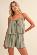 TIERED & FLOWY ROMPER