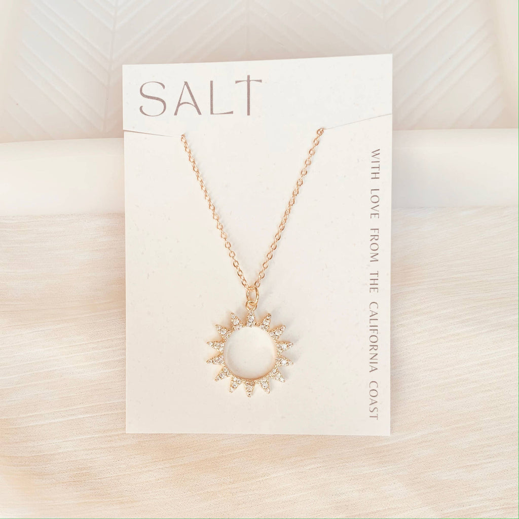 SUNBURST NECKLACE | Gold