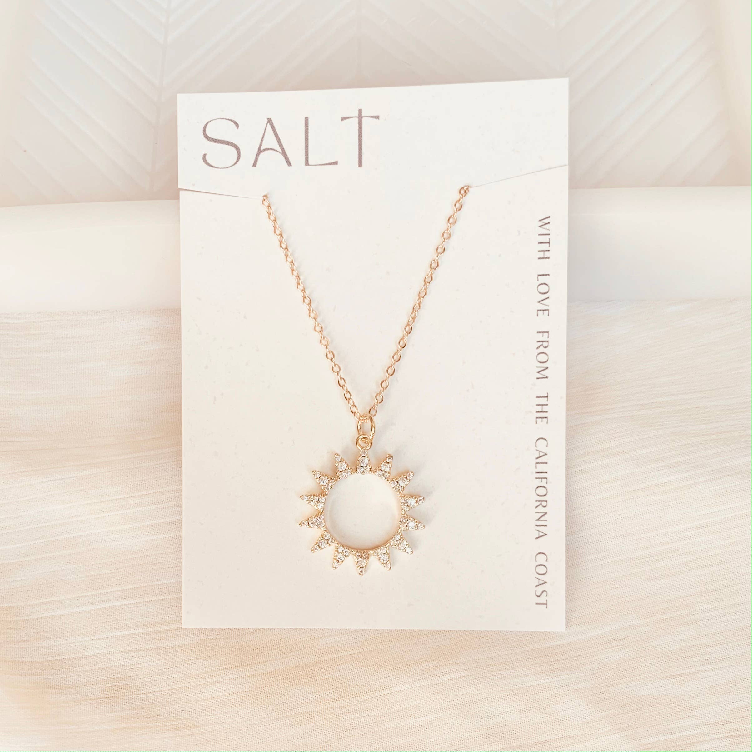 SUNBURST NECKLACE | Gold