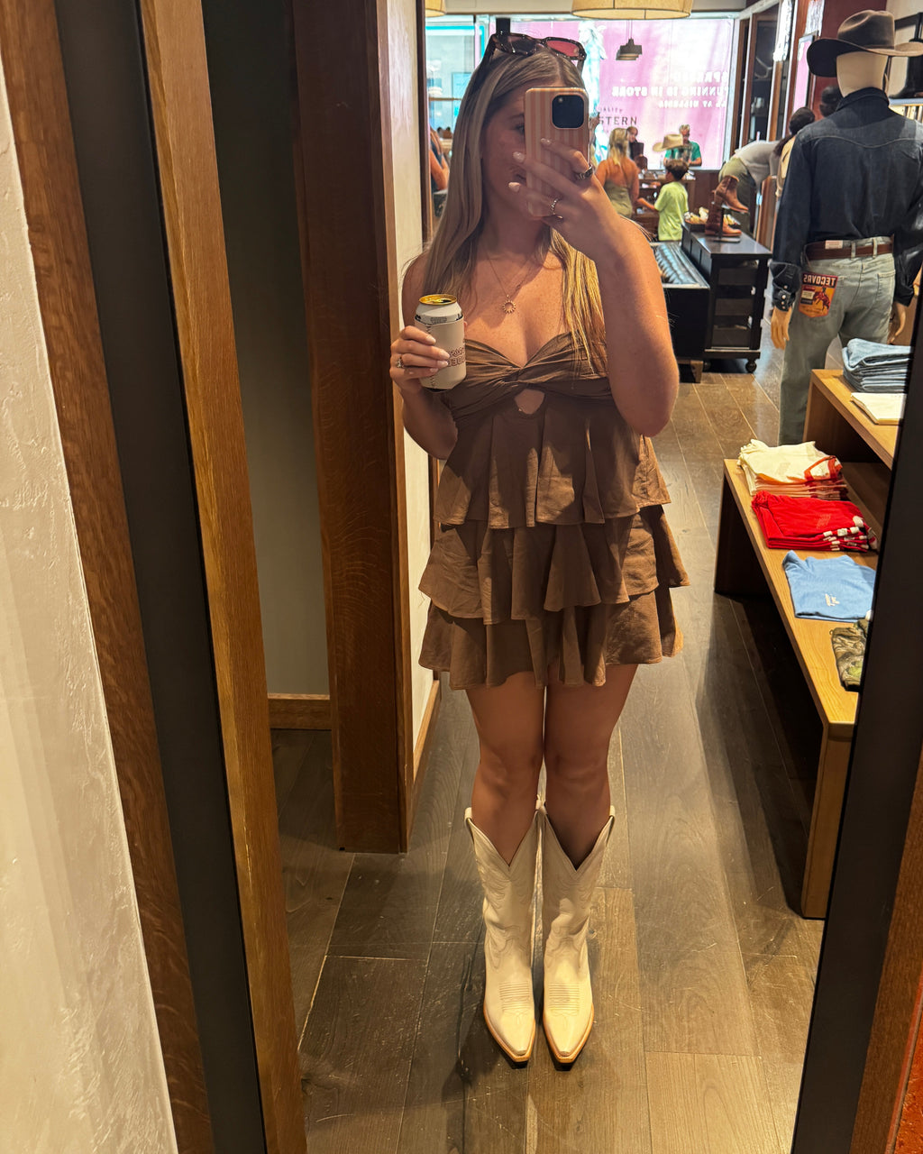STRAPLESS BABYDOLL RUFFLE LAYERED ROMPER