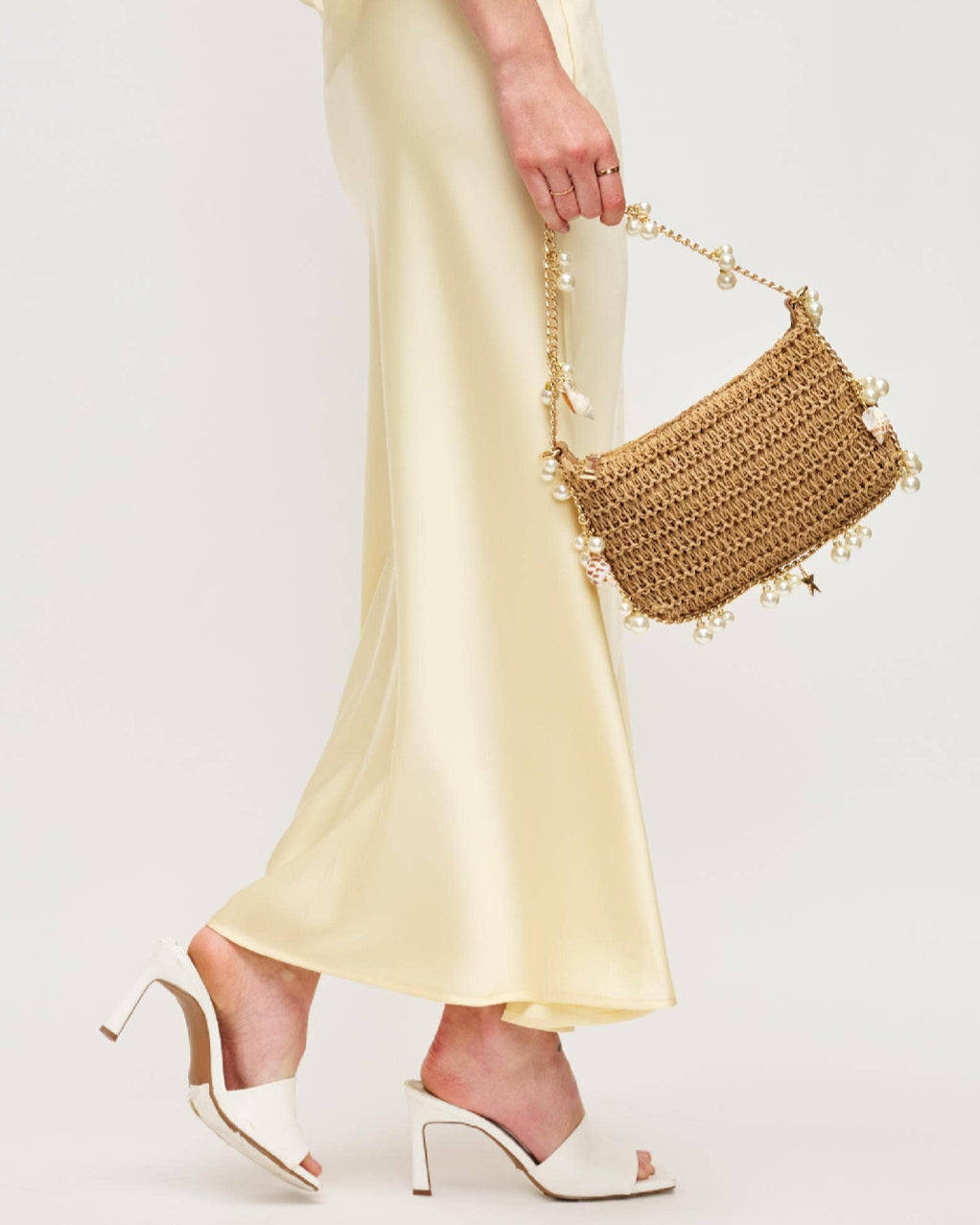 STEPH SEASHELL EVENING BAG