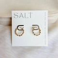 WAVY HOOP EARRINGS | 18k Gold